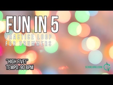 Fun In 5 - Drumless Track For Drummers - "High Five"