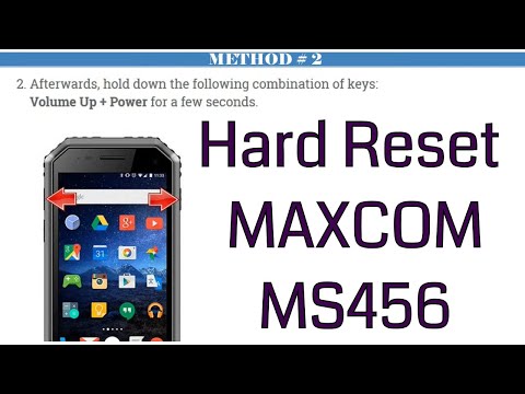Hard Reset MAXCOM MS456