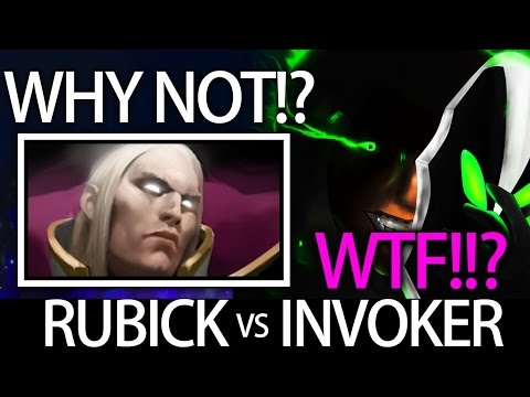 9K MMR Rubick vs Invoker Mid Why Not? Abed Pro Dota 2 Gameplay