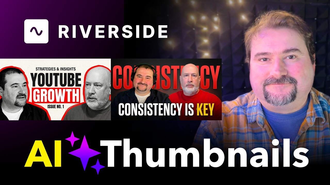 Create Polished THUMBNAILS in Riverside with AI Co-Creator