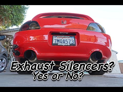 Honda S2000 Invidia N1 Exhaust Silencers vs Non Comparison
