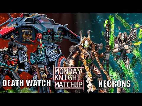 Necrons vs Deathwatch - Warhammer 40k Battle Report | Monday Knight Matchup