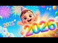 Happy New Year 2026 Song For Kids New Year Fireworks Party Song Countdown For Kids
