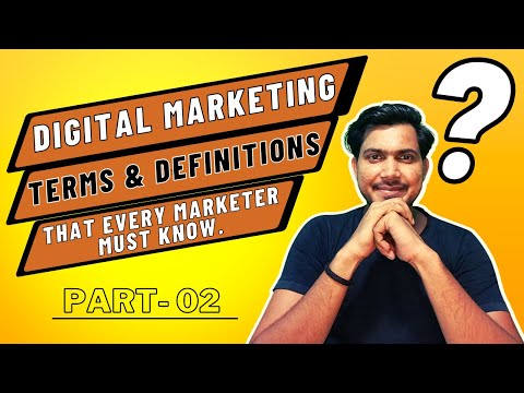 Digital Marketing Terms and Definitions You Should Know Part 01
