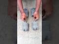How To Make Home Made Dumbbell With Bottle Homemade Dumbbells Shorts Youtubeshorts