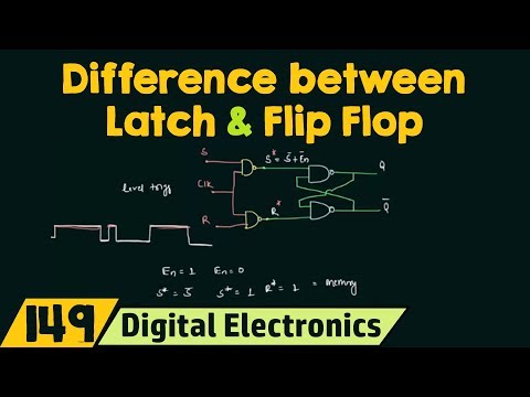 Difference between Latch and Flip Flop