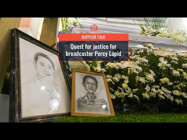 Rappler Talk: Quest for justice for broadcaster Percy Lapid