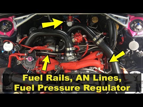 How I Ran My WRX Fuel System! Fuel Rails, AN Lines, APR