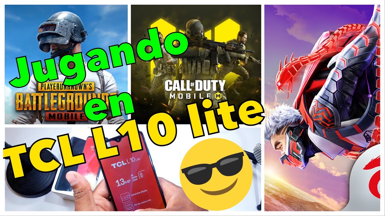 TCL L10 lite Free FIRE, Call of Duty y PUBG Mobile