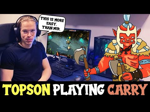 How Topson Play Carry? - Spamming his Signature Hero "TROLL WARLORD" in PUBS DOTA 2
