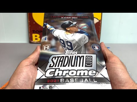 2021 Topps Stadium Club Chrome Hobby Box - Double Gold /50!!!!