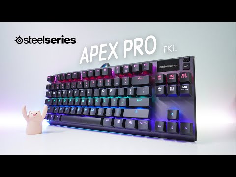 Steelseries APEX PRO TKL Mechanical Gaming Keyboard Unboxing & Typing Sounds - ASMR