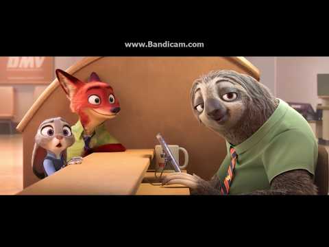TRY TO NOT LAUGH FAST SLOTH    ZOOTOPIA