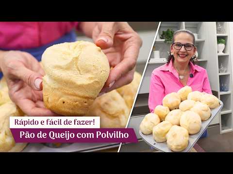 PÃO DE QUEIJO DE LIQUIDIFICADOR FEITO EM MINUTOS - RENDE MUITO!