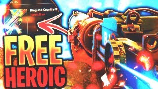 NEW FREE HEROIC "KING AND COUNTRY II" Gameplay in COD WW2! (Heroic Bren) - NEW SPECIAL ORDER!