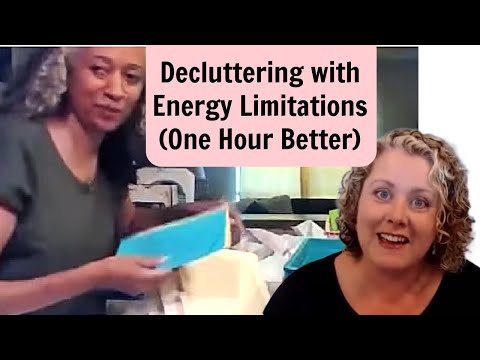 Decluttering with Energy Limitations (One Hour Better)