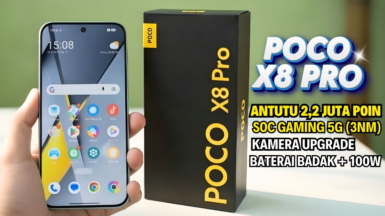 INI SIH TERLALU GILA‼️POCO X8 PRO RILIS, UPGRADE PALING BRUTAL