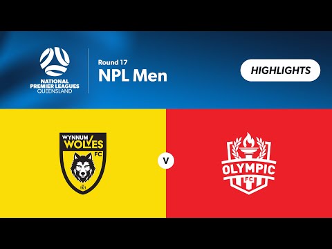 NPL Men Round 17 - Wynnum Wolves vs. Olympic FC Highlights