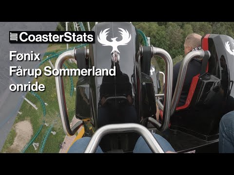 Fønix last row onride - Fårup Sommerland [4K 60FPS]