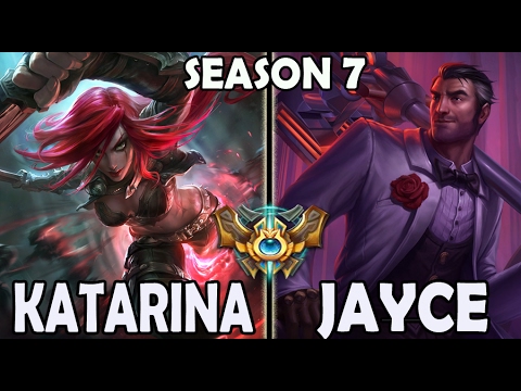 SKT T1 Faker KATARINA vs JAYCE MID Ranked Challenger Korea
