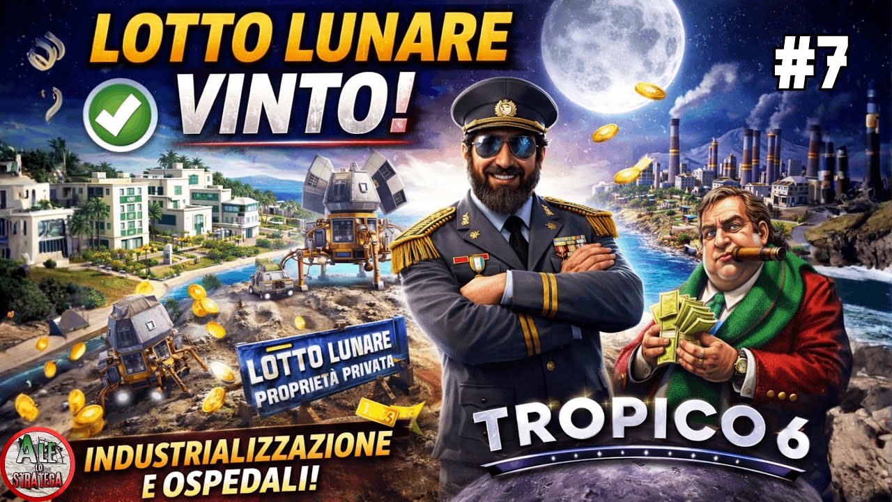 INDUSTRIALIZZO L'ISOLA E VINCO LOTTI LUNARI || TROPICO 6 gameplay ITA || QUELLI DELL'1% #7