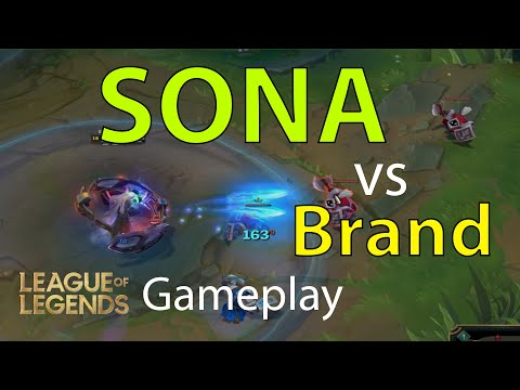 Sona vs Brand - League of Legends - Support Gameplay Episode 1019