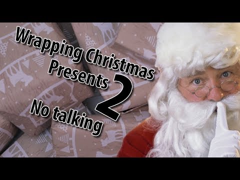 Wrapping Christmas presents No. 2, ASMR, no talking.
