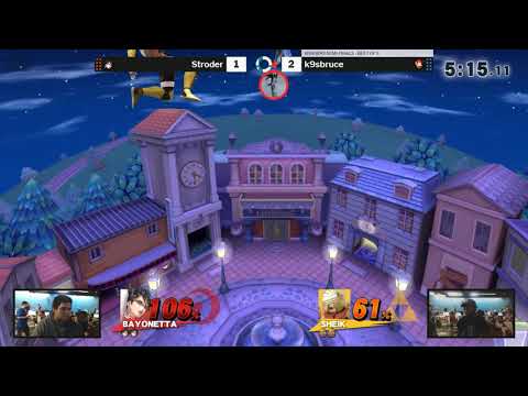 Sink or Swim 106 Winners Finals - Stroder (Bayonetta) vs k9sbruce (Sheik/Diddy Kong)