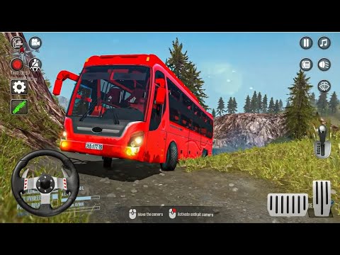 Offroad Coach Bus Driving Simulator 3D - Uphill Mobile Bus Transporter - Android Gameplay