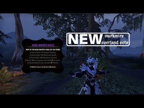 ESO all new murkmire overland sets + playtest (& bugs)