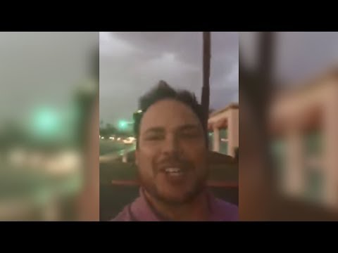 Man Narrowly Escapes Lightning Strike, Casually Continues To Livestream