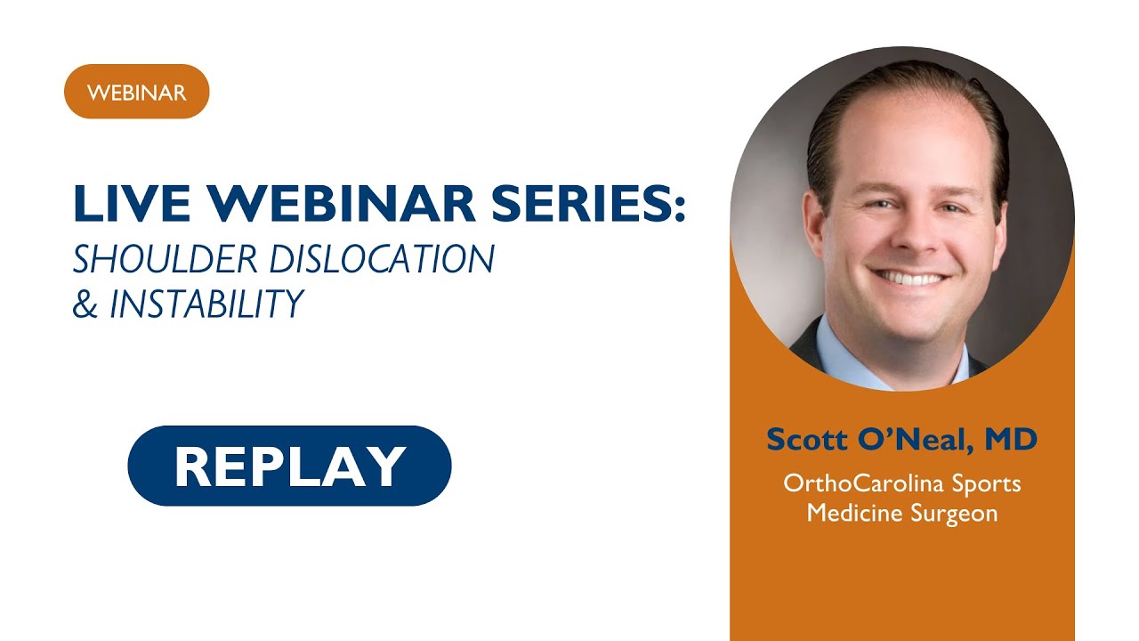 Shoulder Dislocation and Instability with Dr. O'Neal
