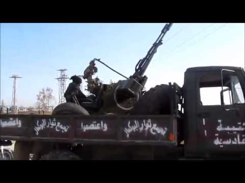 رصد الطيران الحربي من قبل كتيبة القادسية في مدينة البوكمال