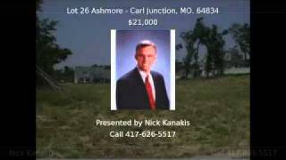 preview picture of video 'Lot 26 Ashmore CARL JUNCTION MO 64834'