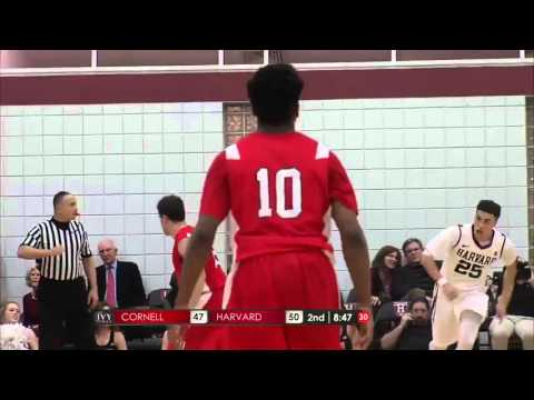 Highlights: Cornell Men's Basketball at Harvard - 1/29/16