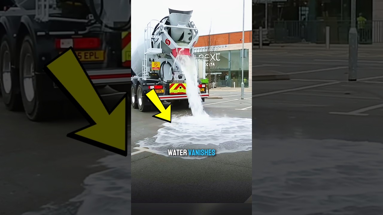 Magic Concrete That Absorbs Water Instantly
