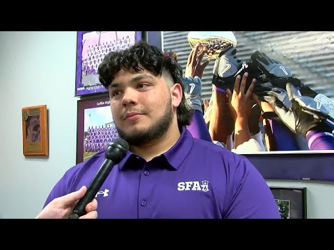 Lufkin's Jordan Nichols signs football letter with SFA