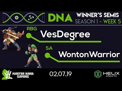 DNA 1.5 - RBG | VesDegree (Ike) vs SA | WontonWarrior (Little Mac) - W Semifinals