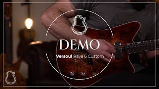 Video thumbnail for Versoul Raya 6 Custom electric guitar demo by Carter Vintage Backstage