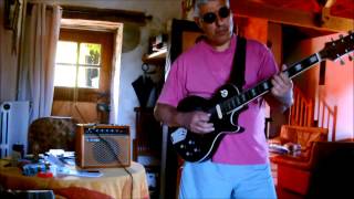 Video thumbnail for Country Light Guitar Jam on Yamaha G5 amplifier (homemade LP guitar) by Francois Freefar