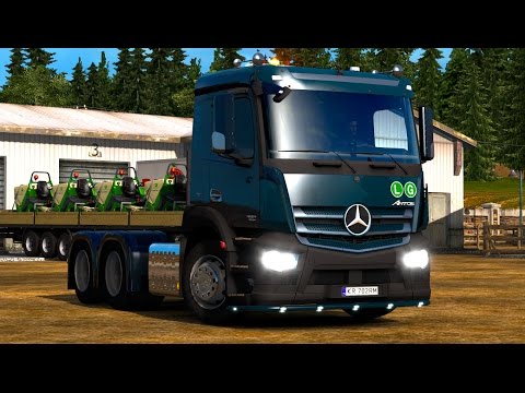 Mercedes Antos ETS 2 1.27 + Link Warszawa-Krakow