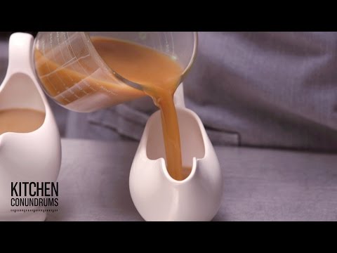 How to Quickly Fix Lumpy Gravy - Kitchen Conundrums with Thomas Joseph
