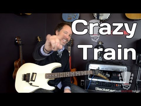Crazy Train Guitar Lesson - Ozzy Osbourne and Randy Rhoads