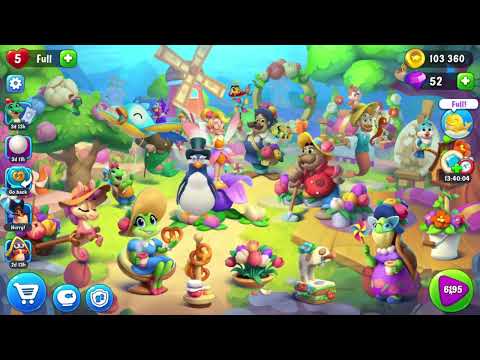 Fishdom 6195 Super Hard Level - 8 moves - NO BooSTERS