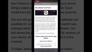 How to easily find if your iOS / iPhone can be jailbroken! #ios #jailbreak reak