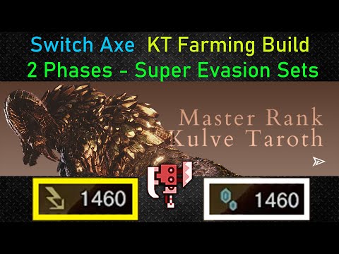 MR Kulve Taroth Farming Easy - Switch Axe 2 Elemental Build - Kjarr - MHW Iceborne