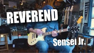 Video thumbnail for Reverend Sensei Jr. w/ Thor Jensen at Collar City Guitars by Collar City Guitars