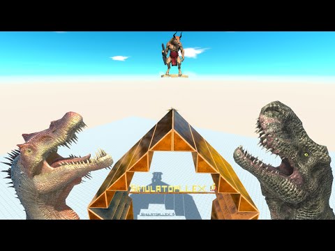 SLIDE 2 T-REX OR SPINOSAURUS MOUTH - Animal Revolt Battle Simulator ARBS