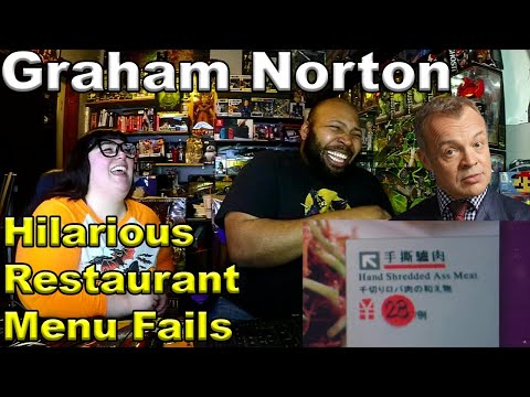 Hilarious Restaurant Menu Fails - The Graham Norton Show Reaction