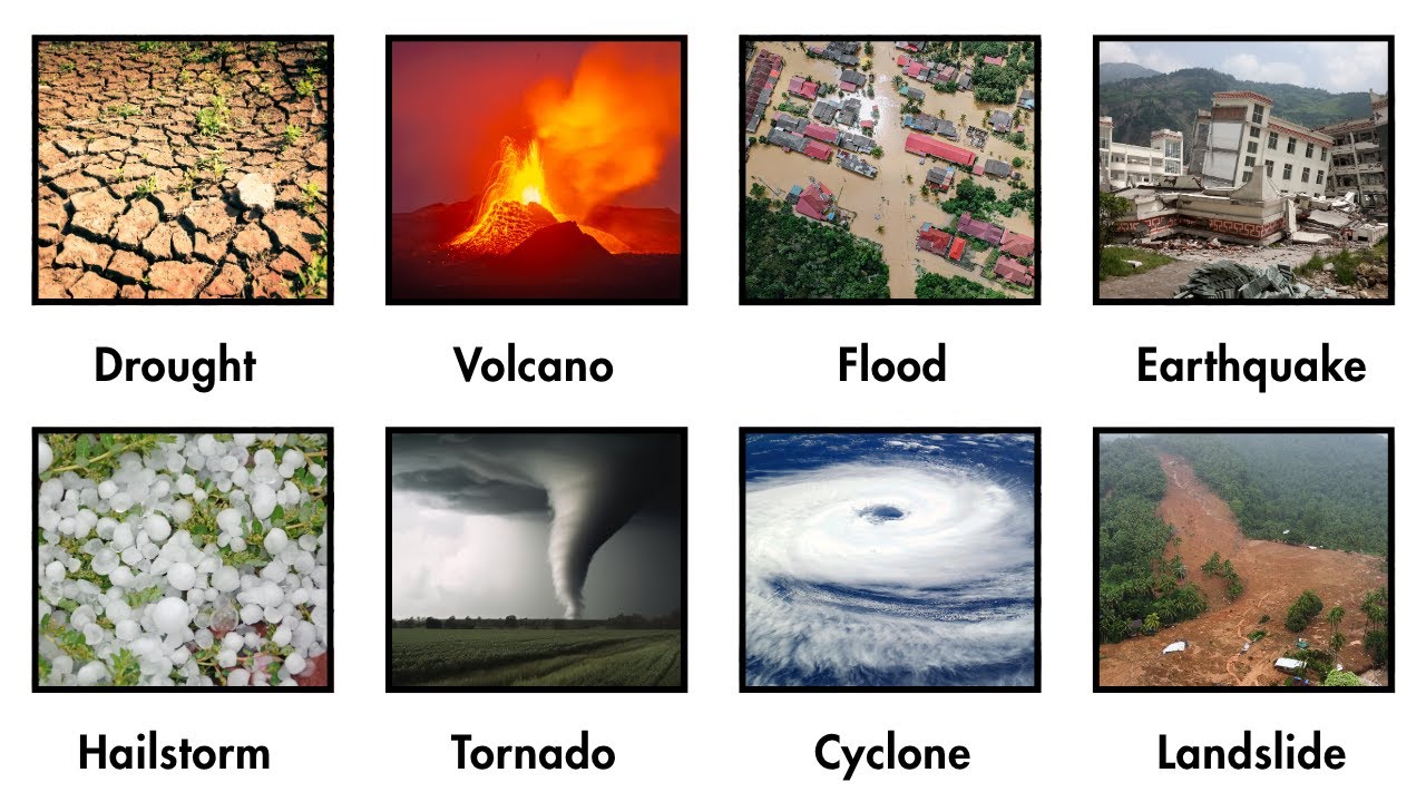 Natural Disasters Vocabulary for Everyone 🌪️🌊🌋 Learn & Guess!